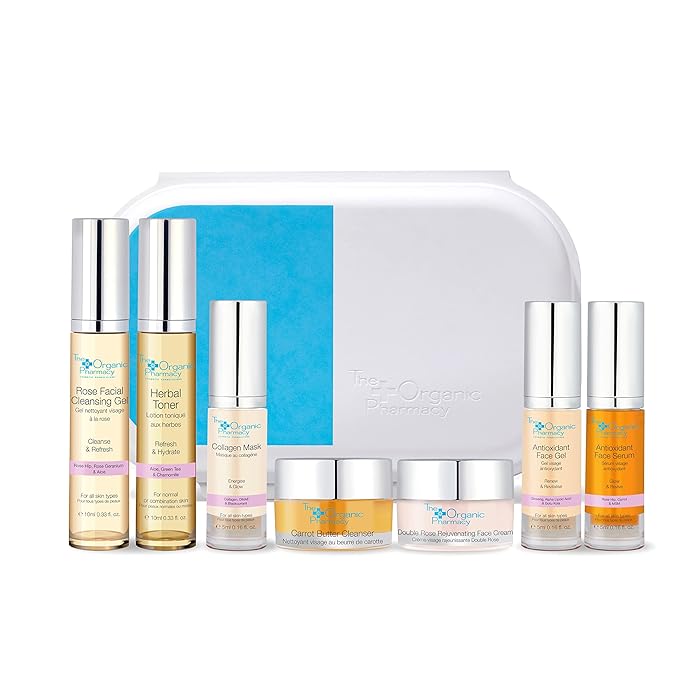 The Organic Pharmacy Essential Skin Care Kit - 7 Pc Travel-size Collection-BrightBean Baby