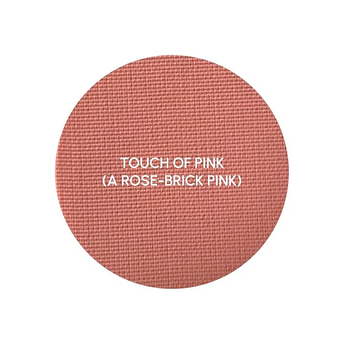 PRIMROSE POWDER BLUSH, Pressed Blush Face Makeup, Buildable Formula, Smooth Finish, Paraben Free, Made in the USA 0.11 oz. (Touch of Pink)-BrightBean Baby