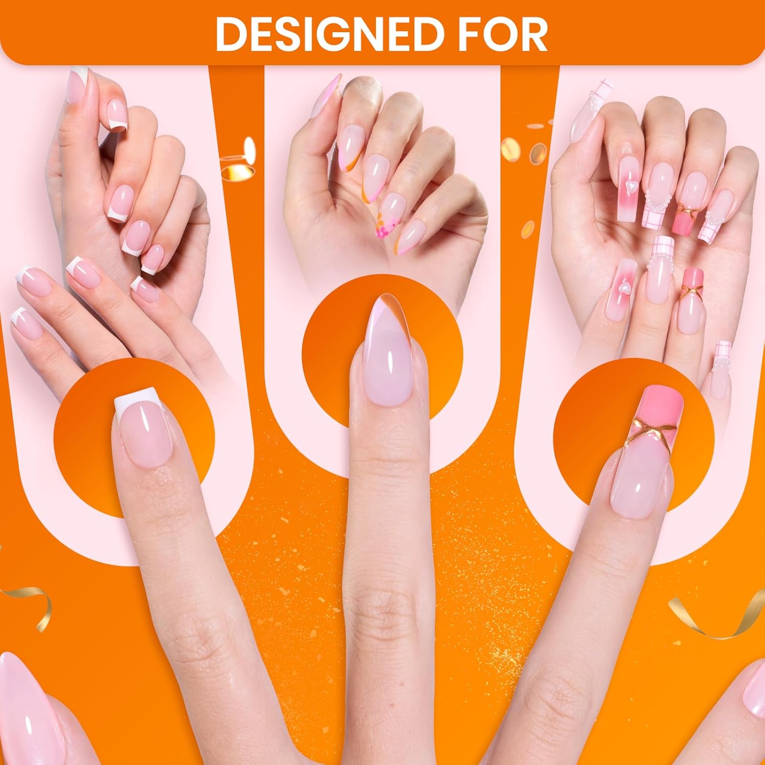 Beetles 10ML Super Strong Nail Glue for Press Ons, Nail Tips, Acrylic Nails No Uv Light Needed Nail Bond Brush in Nail Glue for Press On Nails Fake Nails Long Lasting for Beginners DIY Home-BrightBean Baby