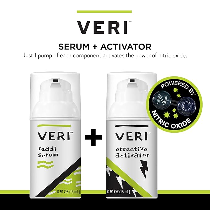 VERI Nitric Oxide + Salicylic Acid Clear Skin System (Peroxide-Free): For Acne Prone Skin, Unclogs Pores, Clarifies Blemishes, Reduces Inflammation, Prevent Future Breakouts, 30 mL / 1 oz-BrightBean Baby