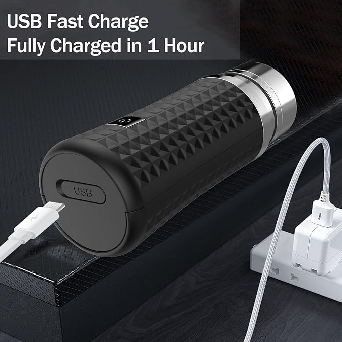 Mini Razors for Women, Upgraded Portable Powerful Electric Razors for Men, Facial Hair Remover for Women, Painless Face Shaver for Travel and Office Business Trips Black-BrightBean Baby