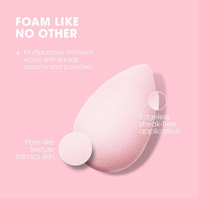 Beautyblender® | Bubble Blender Makeup Sponge | Blend Liquid Foundations, Powders and Creams | Streak Free Application | Vegan, Cruelty Free | Made in USA-BrightBean Baby