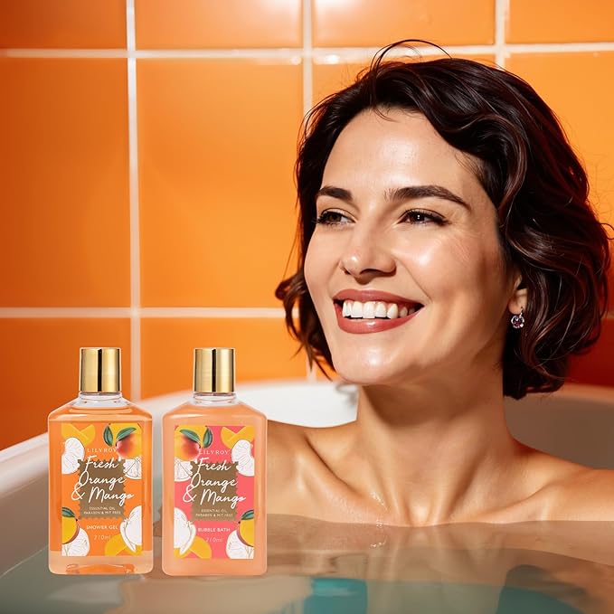 Mothers Day Gifts for Mom - 23-Piece Bath & Body Gift Basket Set for Women, Bath Gift Set, Spa Gift Basket Set with Bath Bomb & More | Christmas Valentine's Birthday Gifts, All Occasion Present-BrightBean Baby