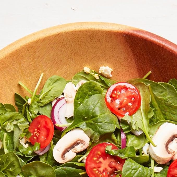Dining & Entertaining, Wood Bowl, Serve Salad or Pasta, Countertop Fruit Bowl, Family Dinner, Party, Holidays, Thaksgiving, Handcarved, Rustic, Mahogany, Varies Beige to Brown, Medium 12" Wide