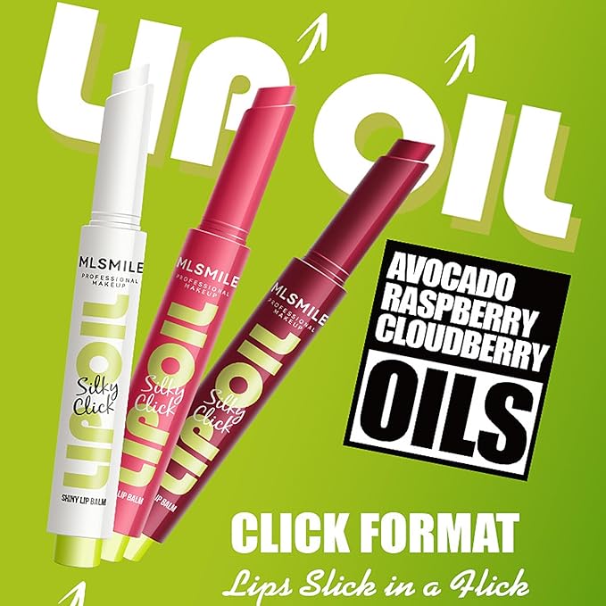 3 Colors Slick Click Lip Balm Set Hydrating Jelly Lipstick Tinted Lip Stain Lip Gloss, Moisturizing, Lightweight, Buildable, Pigmented Vegan Lip Balm, Glossy Lip Makeup for Girls (A)-BrightBean Baby