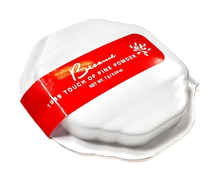 Besame Cosmetics - Touch of Pink Blush Refill, Pressed Powder Travel Compact Blush Refill-BrightBean Baby