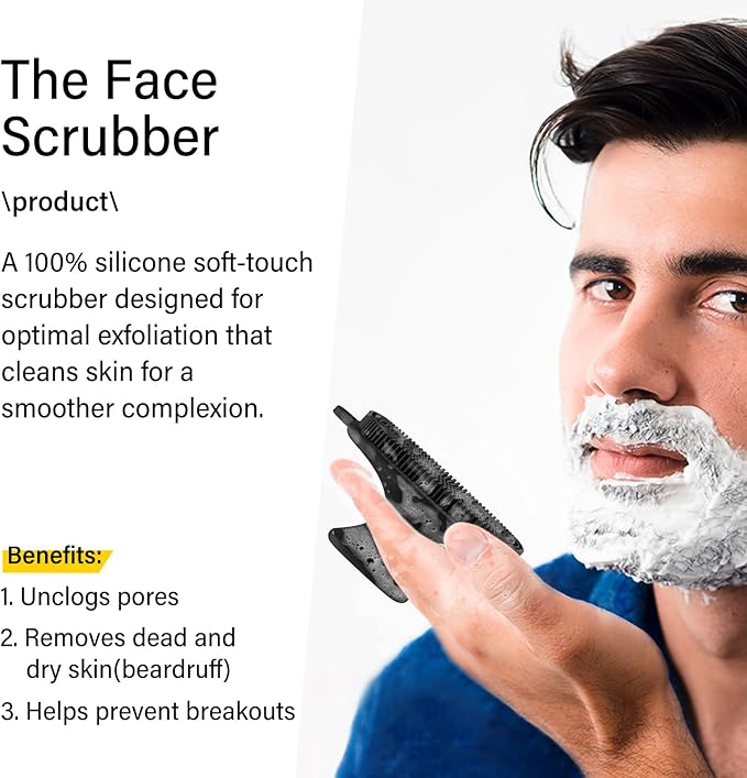 2 Pack Face Scrubber,Silicone Facial Cleansing Brush for Men & Women,Reusable Gentle Facial Waterproof Cleansing Skin Brush Exfoliating Scrubber for Sensitive Skin (Black/Pink)-BrightBean Baby