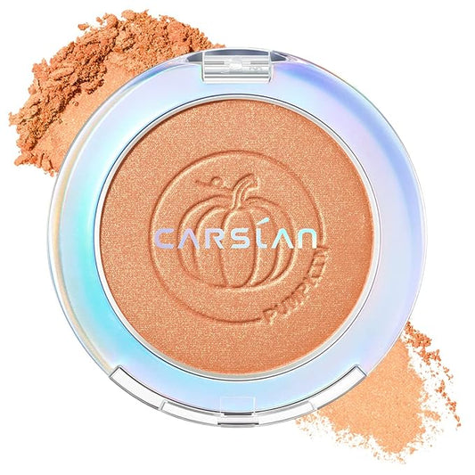 Face Blush, Powder Blush Makeup, Longlasting Highly Pigmented Face makeup, Smooth, Vegan & Cruelty Free, 1 Count, 05 PUMPKIN-BrightBean Baby
