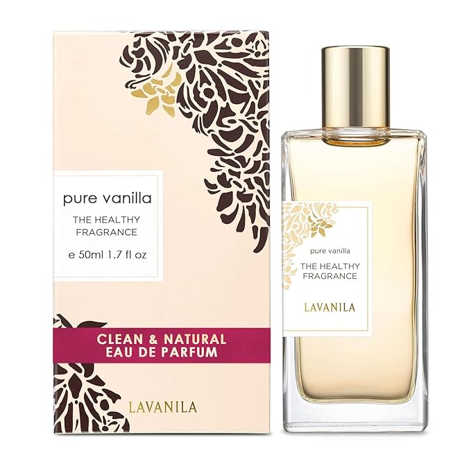 Lavanila Pure Vanilla Perfume for Women, 1.7 Fl Oz - Pure Madagascar Vanilla & Creamy Tonka Bean Fragrance, Clean and Natural Eau de Parfum Made In USA-BrightBean Baby