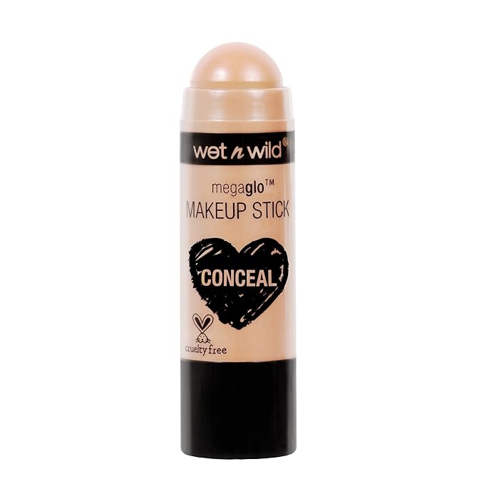 wet n wild MegaGlo Makeup Stick Conceal and Contour Neutral Follow Your Bisque,1 Ounce (Pack of 1),807-BrightBean Baby