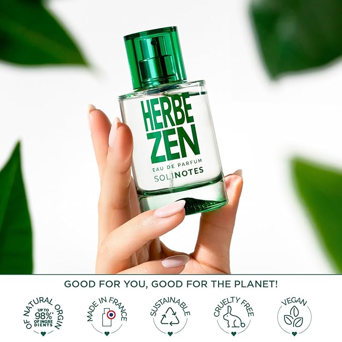 SOLINOTES Zen Meadow Perfume for Women - Eau De Parfum | Delicate Floral and Soothing Scent - Made in France - Vegan - 1.7 fl.oz-BrightBean Baby