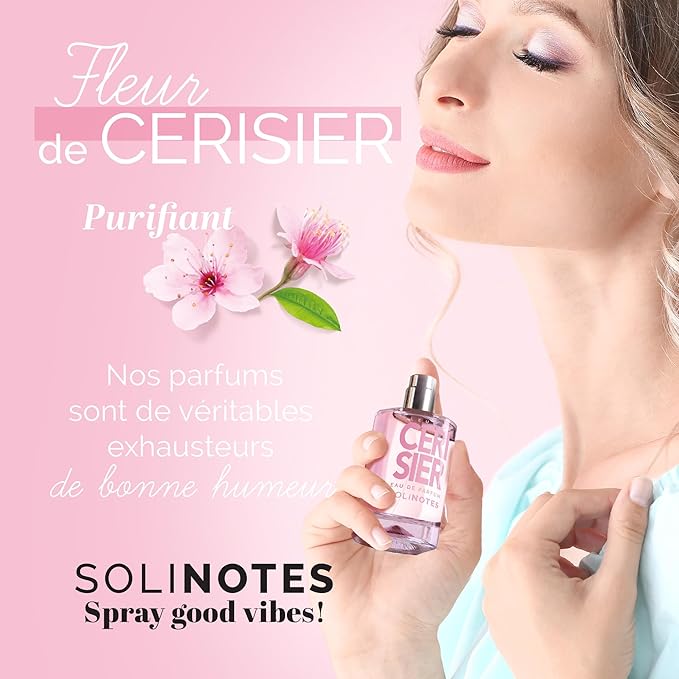 SOLINOTES Cherry Blossom Perfume for Women - Eau De Parfum | Delicate Floral and Soothing Scent - Made in France - Vegan - 1.7 fl.oz-BrightBean Baby