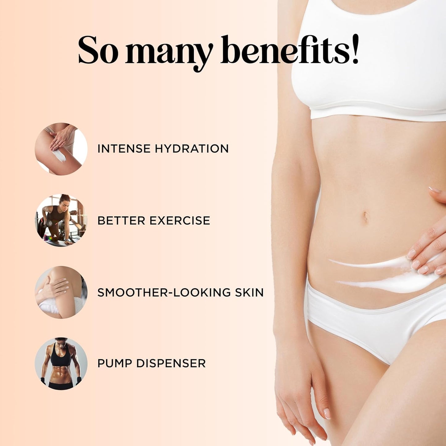 Hot Cream Sweat Enhancer - Premium Body Sculpting Sweat Cream with Invigorating Botanical Extracts - Extra Strength Cellulite Cream for Thighs Belly and Bum with Firming Body Oils (12 Fl Oz)-BrightBean Baby