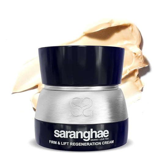 Saranghae Hydrating Moisturizer Face Cream for Soft, Smooth Skin, Face Moisturizer for Dry Skin, with Hyaluronic Acid & 12 Anti-Aging Skin Care Botanicals for Cellular Regeneration - 2.11 oz-BrightBean Baby