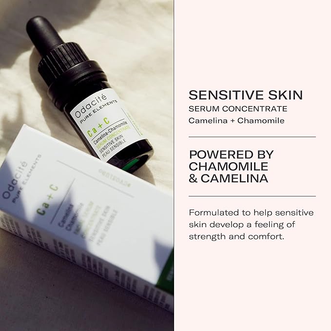 Odacité Anti Aging Serum Concentrate with Camelina + Chamomile, For Sensitive Skin Glow - Lightweight and Hydrating Facial Oil for Redness, Sensitivity & Irritation - 0.17 fl. oz-BrightBean Baby