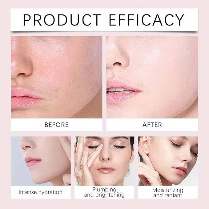 Retinol Collagen Face Mask – Korean Tightening Hydrogel Overnight Mask, Deep Moisturizing & Elasticity Boost, Long-Lasting Hydration & Brightening Skin (Deep Hydrating Mask)-BrightBean Baby