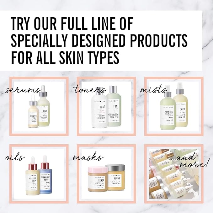 VALJEAN LABS Face Mist - Calm | Rosewater + Glycerine | Calms, Moisturizes, Soothes | Helps to Even Complexion | Paraben Free, Cruelty Free, Made in USA (8 oz)-BrightBean Baby