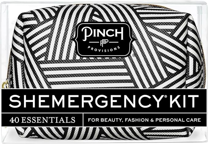 Pinch Provisions Shemergency Kit for Her, 40 Emergency Essential Items, Compact, Multi-Functional Pouch, Gift for Women, Birthday, Bachelorette Parties, and More!-BrightBean Baby