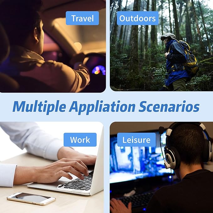 Steam Eye Mask Hyaluronic Acid Formula Self Heating Moist Eye Compress Disposable SPA Warm Eye Mask 5 Packs for Dry Eye, Eye Fatigue, Soothing Headache Travel Trouble Sleeping-BrightBean Baby