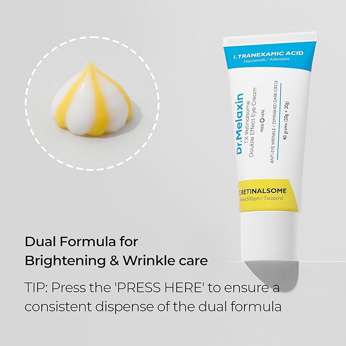 TX Retinalsome Eye Cream with Adenosine Niacinamide for Fine Lines, Wrinkles & Dark Spots | Daily Anti-Aging Under Eye Care | 40g - Korean Skincare-BrightBean Baby