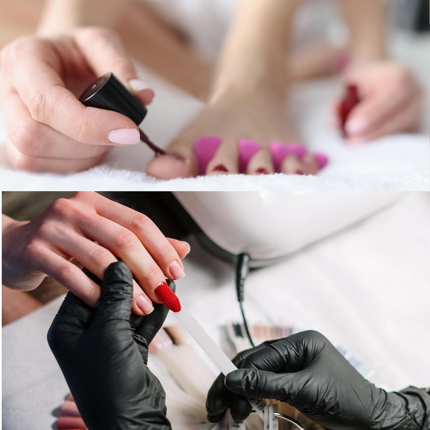 SUNFATT Foam Toe Separators,Toe Spacers for Women,Pedicure Toe Separators for Separating Toenails or Nails,Easy Finger and Toenail Polish Grooming,Soft Foams Pedicure Tools.12pcs-BrightBean Baby