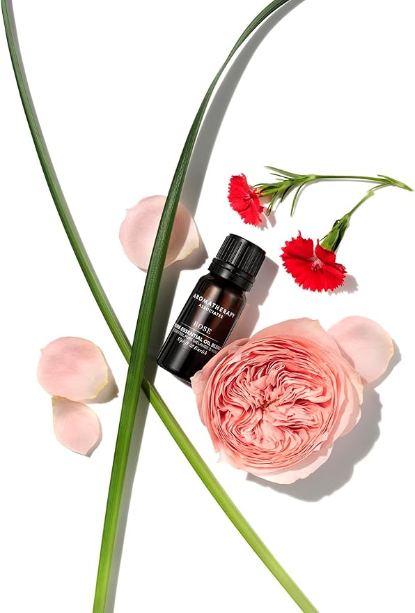Aromatherapy Associates Rose Pure Essential Oil Blend. Premium Undiluted Blend to Uplift The Senses. Hand-Crafted with Rose, Geranium and Palmarosa (0.33 fl oz)-BrightBean Baby