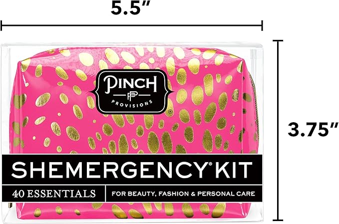 Pinch Provisions Shemergency Kit for Her, 40 Emergency Essential Items, Compact, Multi-Functional Pouch, Gift for Women, Birthday, Bachelorette Parties, and More!-BrightBean Baby