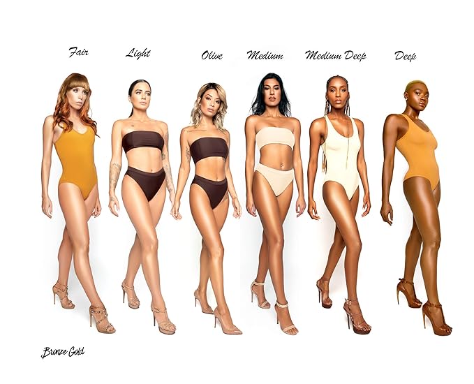 Melanie Mills Hollywood Gleam Body Radiance All In One Makeup, Moisturizer & Glow For Face & Body - Bronze Gold, Mini 1 fl.oz.-BrightBean Baby