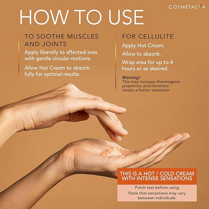 Cellulite Massage Oil, Gel & Mitt - Natural Hot Cream Massage Gel, Oil & Massager - Firm, Tone, Tighten & Moisturize Skin. Soothes Muscles (16.9 oz)-BrightBean Baby