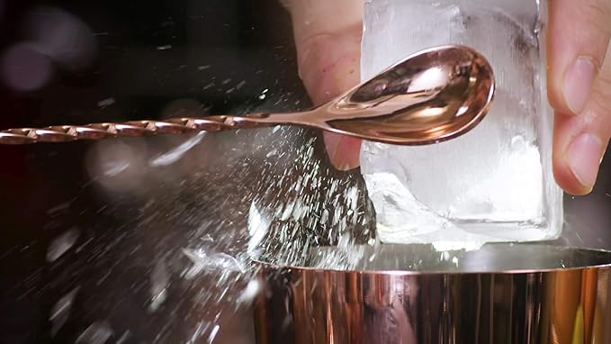 Barfly Teardrop Bar Spoon, End 11 13/16" (30 cm), Copper