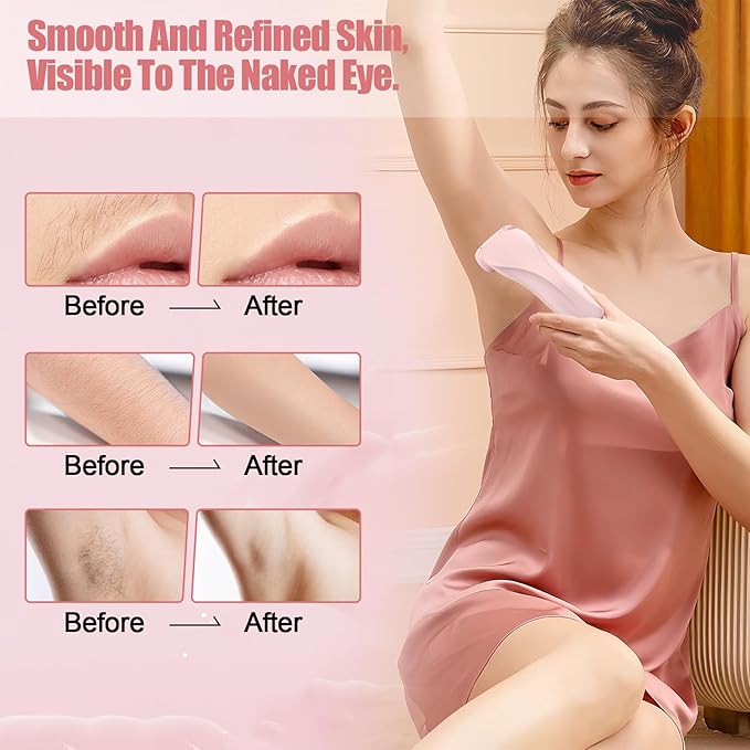 Livora Electric Shaver for Women, Bikini Trimmer for Women, Silk Glide Pro Shaver, Removable Head Electric Trimmer for Bikini, Pubic Hair, Legs, Body, Wet/Dry-BrightBean Baby