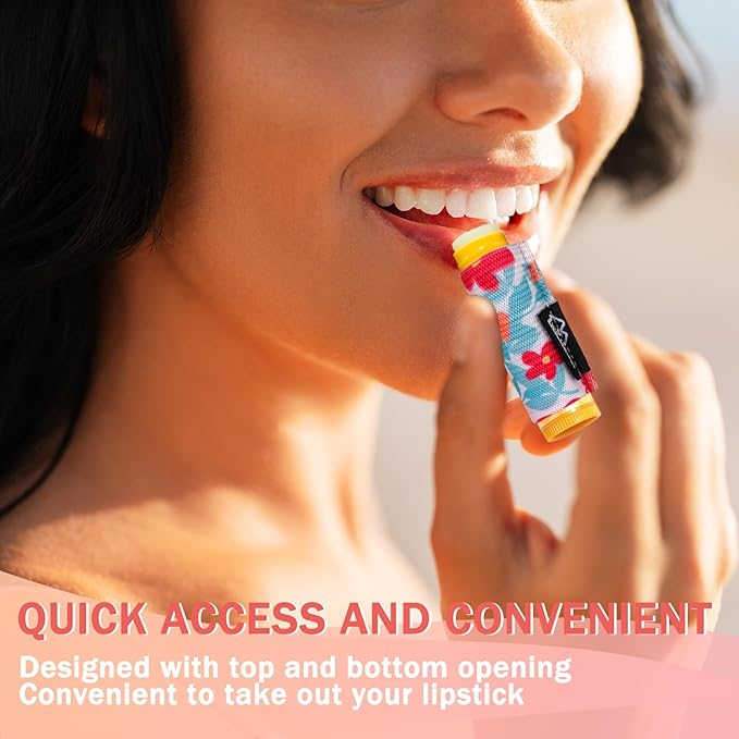 WK IEASON Lip Balm Holder Keychain Bulk Chapstick Holder Key chain-BrightBean Baby