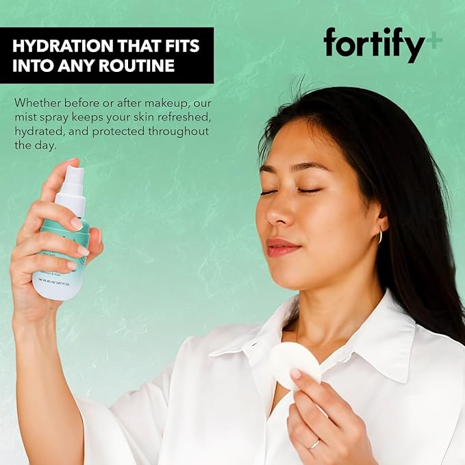 Face Mist Hydrating Spray - Hyaluronic Acid & Aloe - Dermatologist Tested, Cleansing Spray Travel Size Capsule - Fragrance-Free, Cruelty-Free - All Skin Types - Made in Korea - 2.87Oz-BrightBean Baby