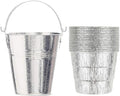 Drip Grease Bucket & 15-Pack Liners for Traeger 20/22/34, Pit Boss, etc Pellets Smoke (Silver 15)
