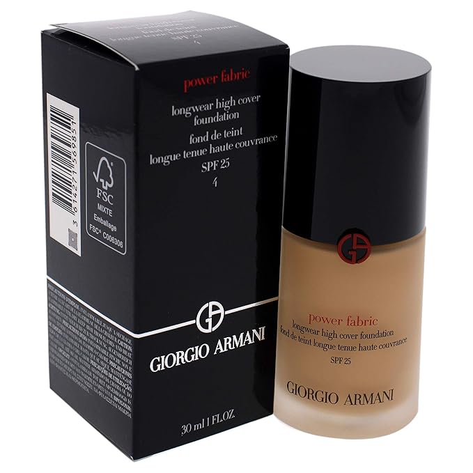 Giorgio Armani Power Fabric Longwear High Cover Foundation SPF 25-4 Women Foundation 1 oz-BrightBean Baby