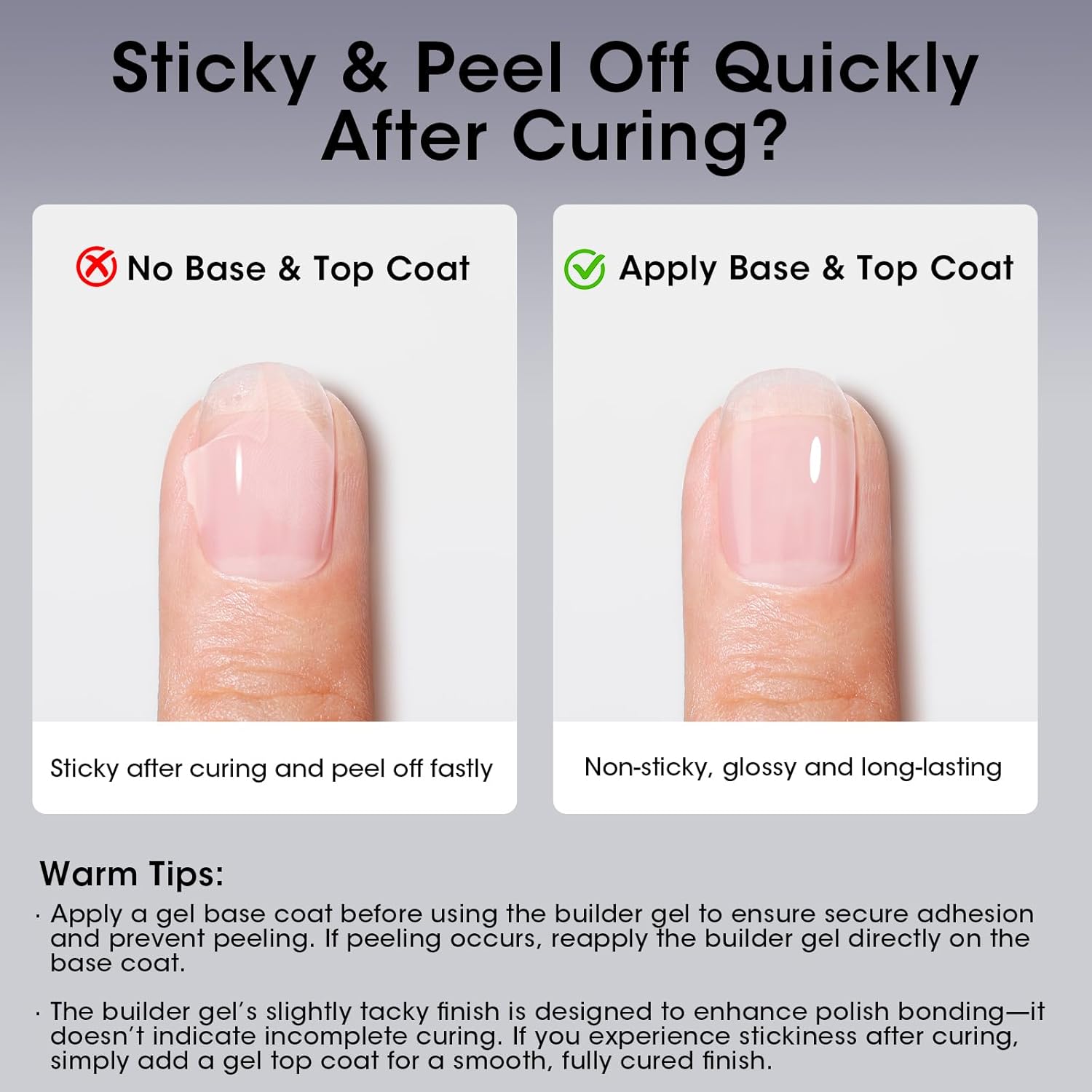 Gellen Salon-Grade Builder Gel for Nails, 5 in 1 Hema Free Clear Builder Gel for Nail Apex Strengthener 20ml Clear Builder GelNail Polish in Upgraded Bottle U V Cured for Home DIY-BrightBean Baby