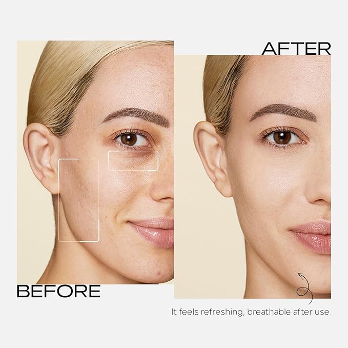 3 in 1 Color Correcting Makeup Primer Facial Serum, SPF 50 PA+++ Sunscreen Isolation Cream, Oil Control Moisturizing Skin Tone Correcting, One Step Color Corrector Face Primer-BrightBean Baby