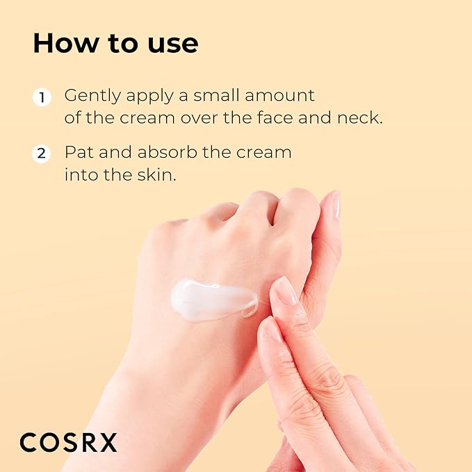 COSRX Snail Mucin 92% Repair Cream, Daily Face Gel Moisturizer for Dry Skin, Acne-prone, Sensitive Skin, Not Tested on Animals, No Parabens, Korean Skincare (3.52 Fl Oz (Pack of 1))-BrightBean Baby