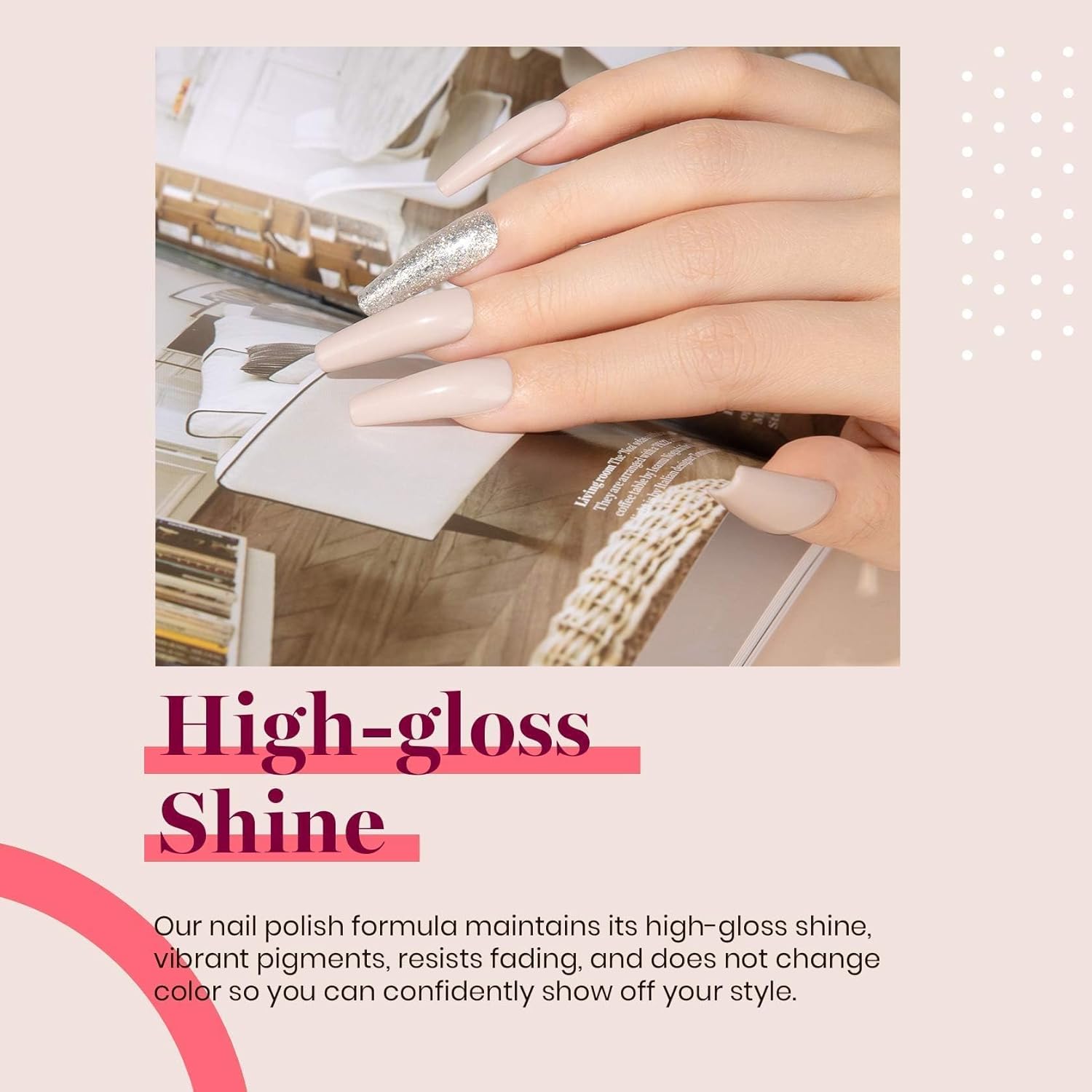 Beetles Grey Gel Nail Polish, Stone Beige Brown Cream Color 15ml Gel Polish Soak Off Uv LED Lamp Cured Nail Art Manicure Salon DIY Design Decoration Home Gift for Women-BrightBean Baby