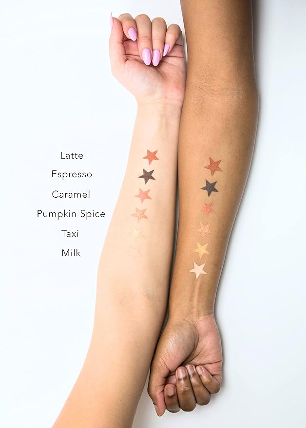 M2U NYC Eyeshadow Palette, Eye Shadow, Makeup Palette, Eye Shadow Palette Makeup, Makeup Palettes, 6 Tones/Shades, Multiple Colors from Nude to Bold (Warm Neutrals)-BrightBean Baby