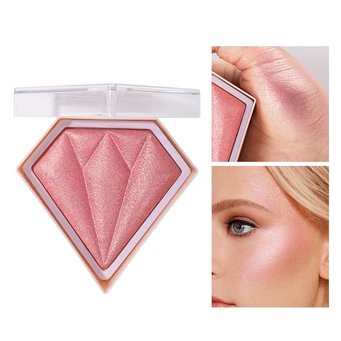Face Highlighter Luminizers Highlighter powder Translucent Setting Powder High Definition Powder for All Skin Types and Skin Tones(N05)-BrightBean Baby
