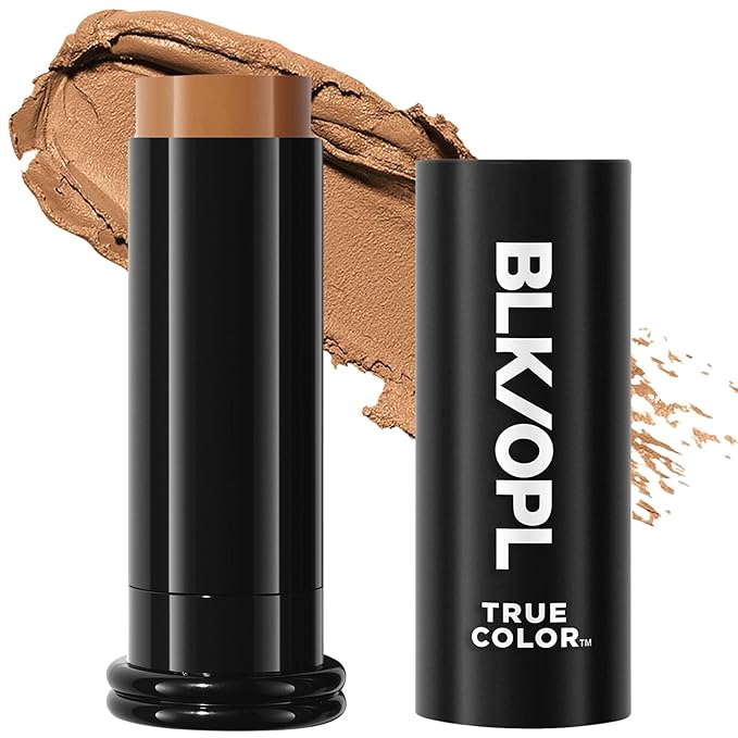 BLK/OPL Skin Perfecting Foundation Stick, SPF 15 Buildable & Blendable Face Foundation Makeup with Matte Finish - Full Coverage, Color Correcting & Sculpting - Hypoallergenic (Truly Topaz)-BrightBean Baby