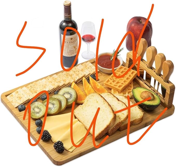 Cutting Board Wood Chopping Board Double Sided Charcuterie Boards Serving Board Kitchen Essential House Warming Hostess Host Gift Serving Tray for Christmas Wedding Birthday Anniversary Burgundy Brown