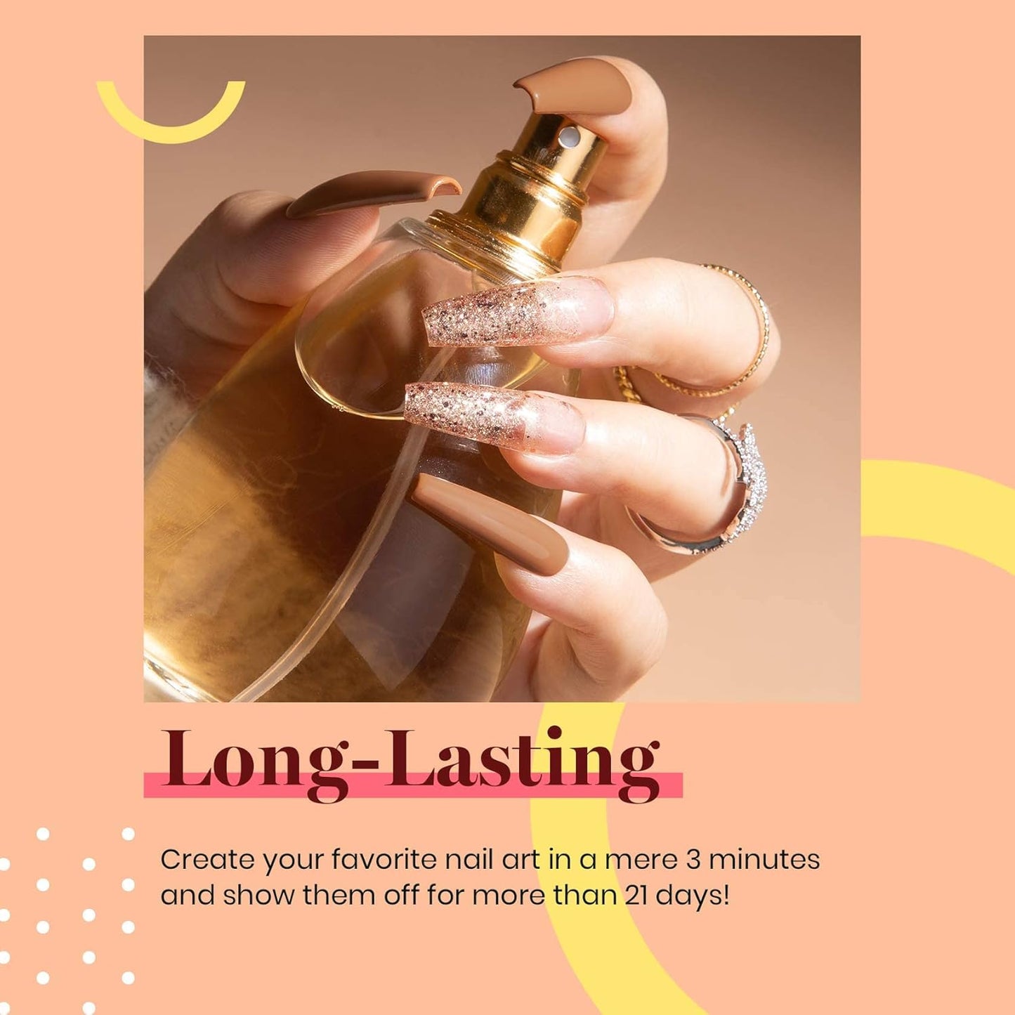 Beetles Brown Gel Nail Polish, 1Pcs 15ml Brown Fall Color Gel Polish Soak Off Nail Art Manicure Salon DIY Uv Lamp Nail Design Decoration at Home-BrightBean Baby