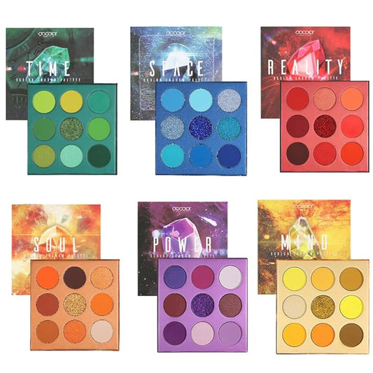 docolor Eyeshadow Palette 54Colors Gemstone Eye Shadow Palette Highly Pigmented Mattes Glitter Shimmers Smokey Cream Powder Blendable Long Lasting Waterproof Colorful Professional Makeup Palette-BrightBean Baby