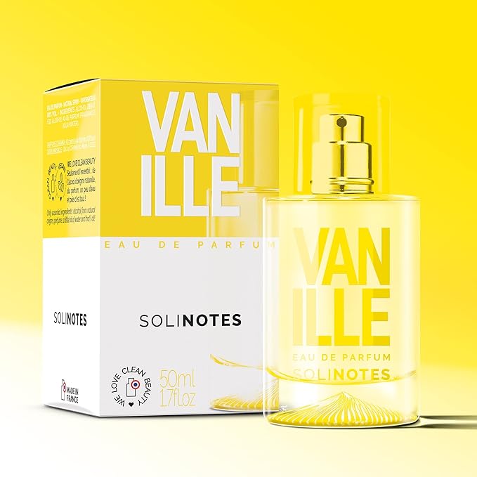 SOLINOTES Vanilla Perfume for Women - Eau De Parfum | Delicate Floral and Soothing Scent - Made in France - Vegan - 1.7 fl.oz-BrightBean Baby