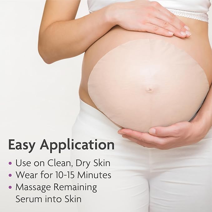TriLASTIN Belly Masks - Belly Masks for Pregnant Women - Hydrating & Soothing for Itchy Skin - Reduces Stretch Marks - Safe for Sensitive Skin - Paraben & Phthalate-Free - Made in USA - 1 Pack-BrightBean Baby
