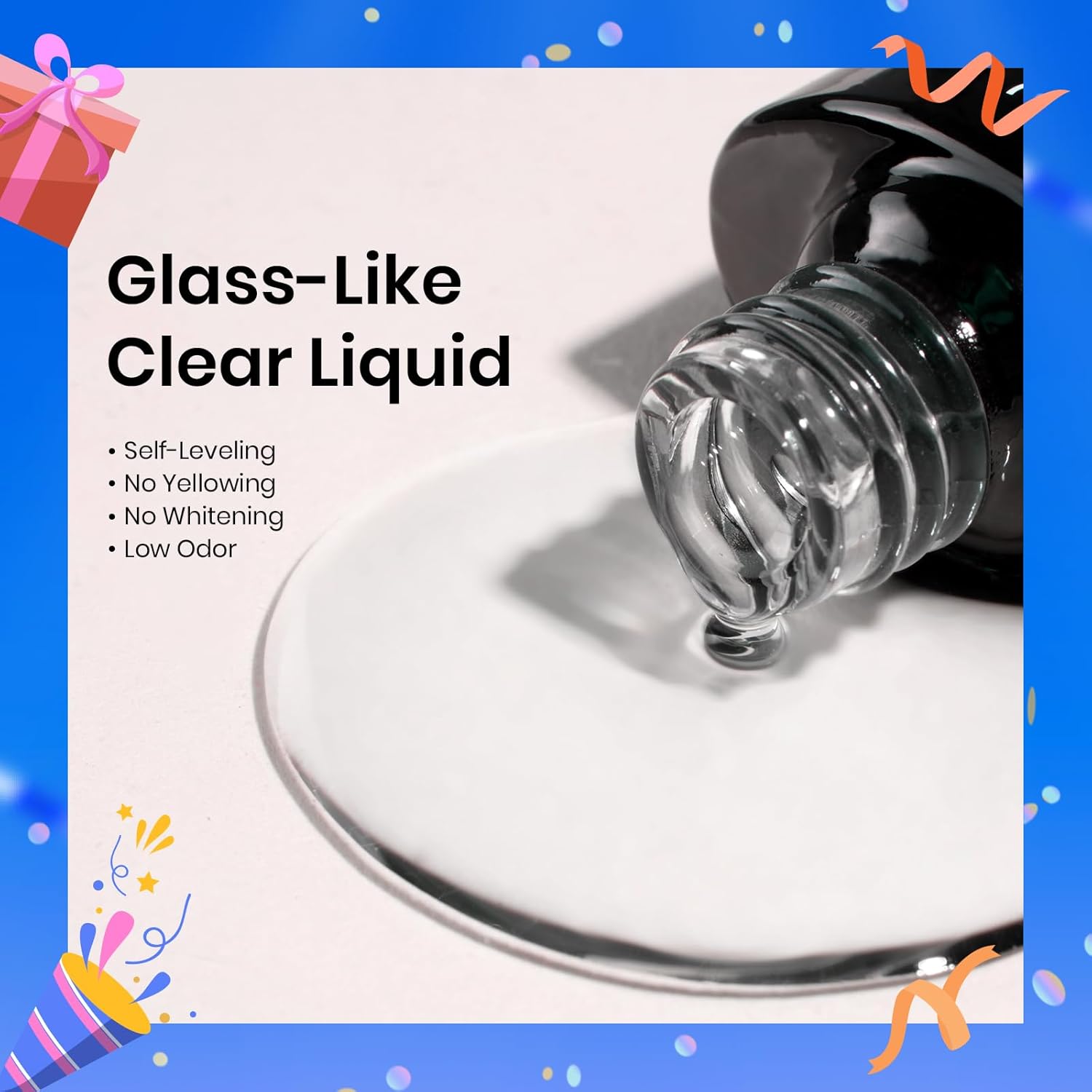 Beetles 2Pcs No Wipe Gel Top Coat and Base Coat Set, High Gloss Clear Long Lasting Base and Top Coat, Soak Off Nail Art DIY at Home-BrightBean Baby