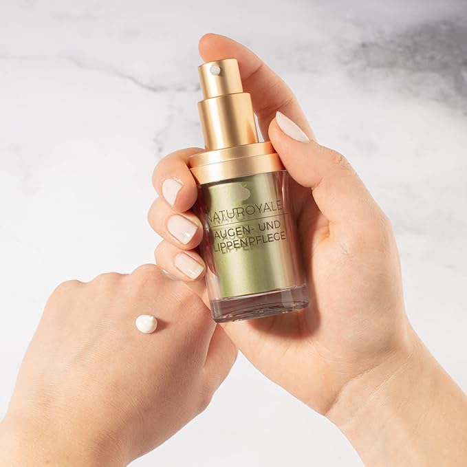 ANNEMARIE BÖRLIND – NATUROYALE Eye & Lip Cream – Natural Antioxidants, Vitamin C + E and Jojoba Oil for a Fresher, Smoother, and Tighter Skin – Step 5 of 5 – 0.5 oz.-BrightBean Baby