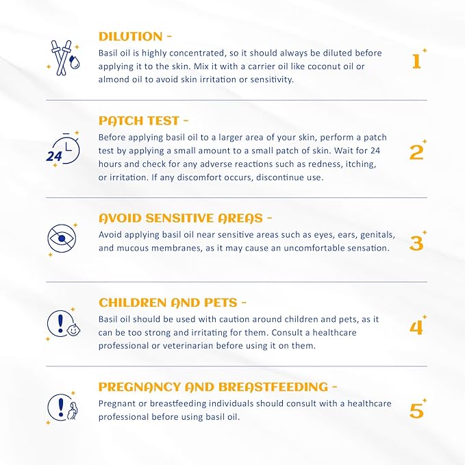 HIQILI 1 Fl Oz Basil Essential Oil, 100% Pure Undiluted for Skin, Diffuser - 30ml-BrightBean Baby